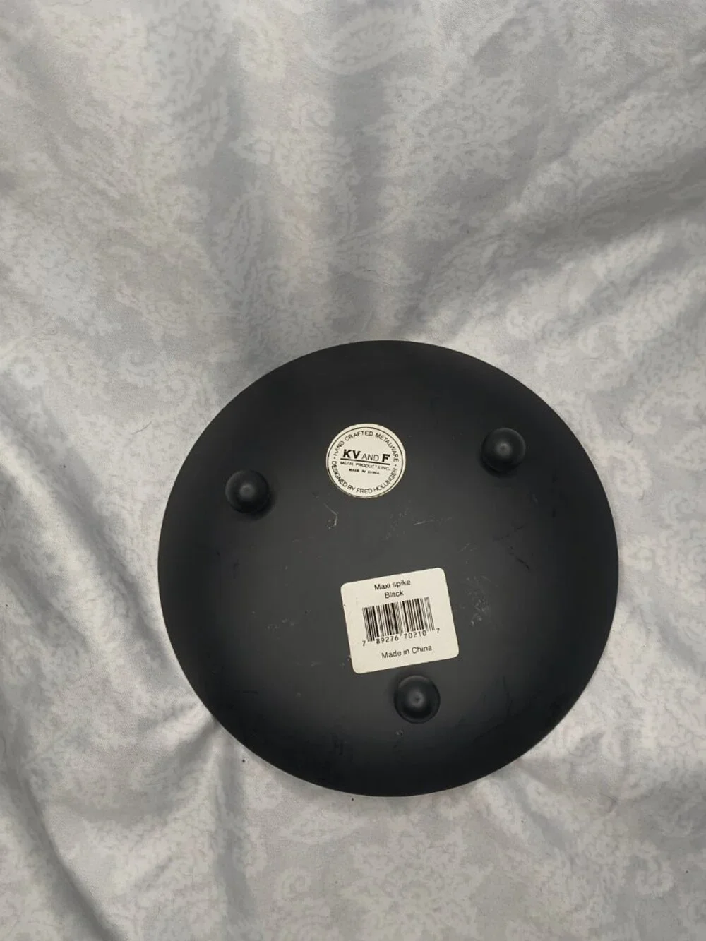 Minimalist matte black metal candle accessory lot of 6.5